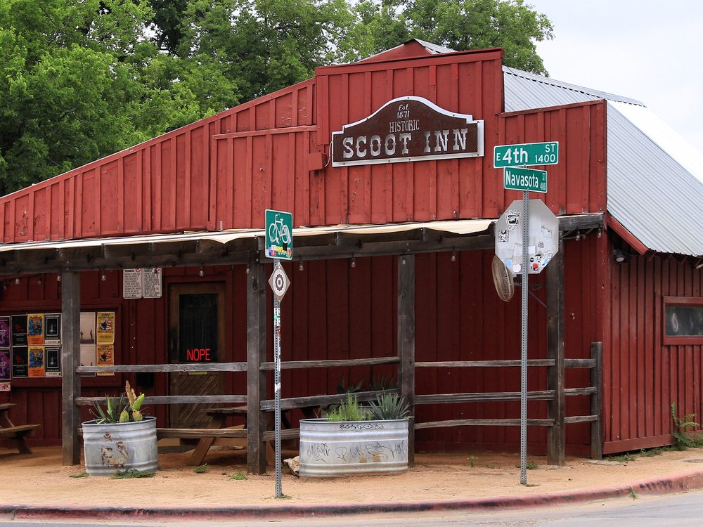The Historic Scoot Inn, a long-running Austin live music venue